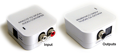 Analog Stereo To Digital Optical S/PDIF Audio Converter