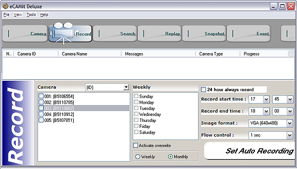 DVR Function For The True Plug-And-Play IP Surveillance Camera