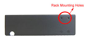 Rack Mounting Holes Of The Pro Rmote Power Switch