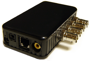 4-Port Remote Video Surveillance Station With 4 BNC Inputs + 1 TV Out - Web Control