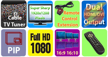 allaboutadapters LCDT7 Model Supports Dual Video Output At 1920x1200 DVI Or 1080p HDMI