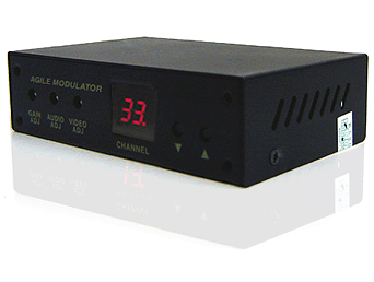 Composite Video Audio To RF Coax Agile Modulator 