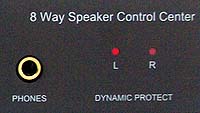 Dynamic Overload Protection And Headphone Port For 8-Port Professional Speaker Selector Amplifier Routing Switch SPSW-8P