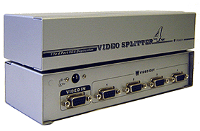 1 In 4 Out VGA Video Splitter VGA Distribution Amplifier