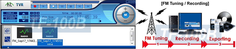 Universal PCI TV Tuner & DVR Card – TF-100B For Desktop PC, Win8/Win7/XP